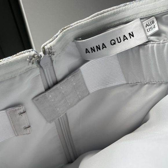 Anna Quan - Aelin Dress - Water Lillies - Size 4 US / 8 AU - Picture 7 of 9